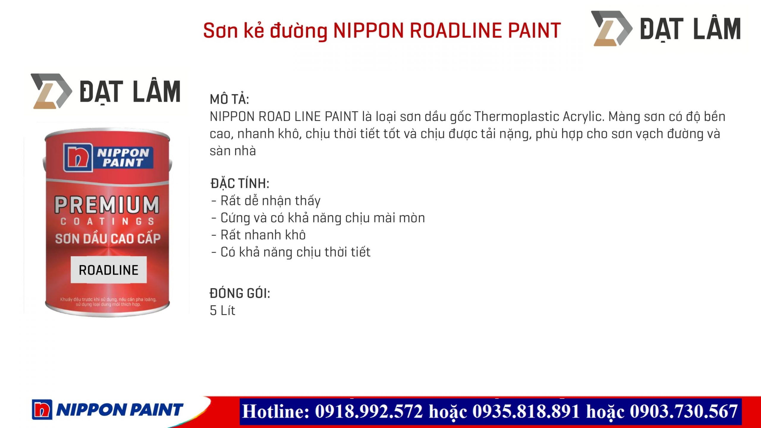 sơn kẻ vạch Nippon Road Line