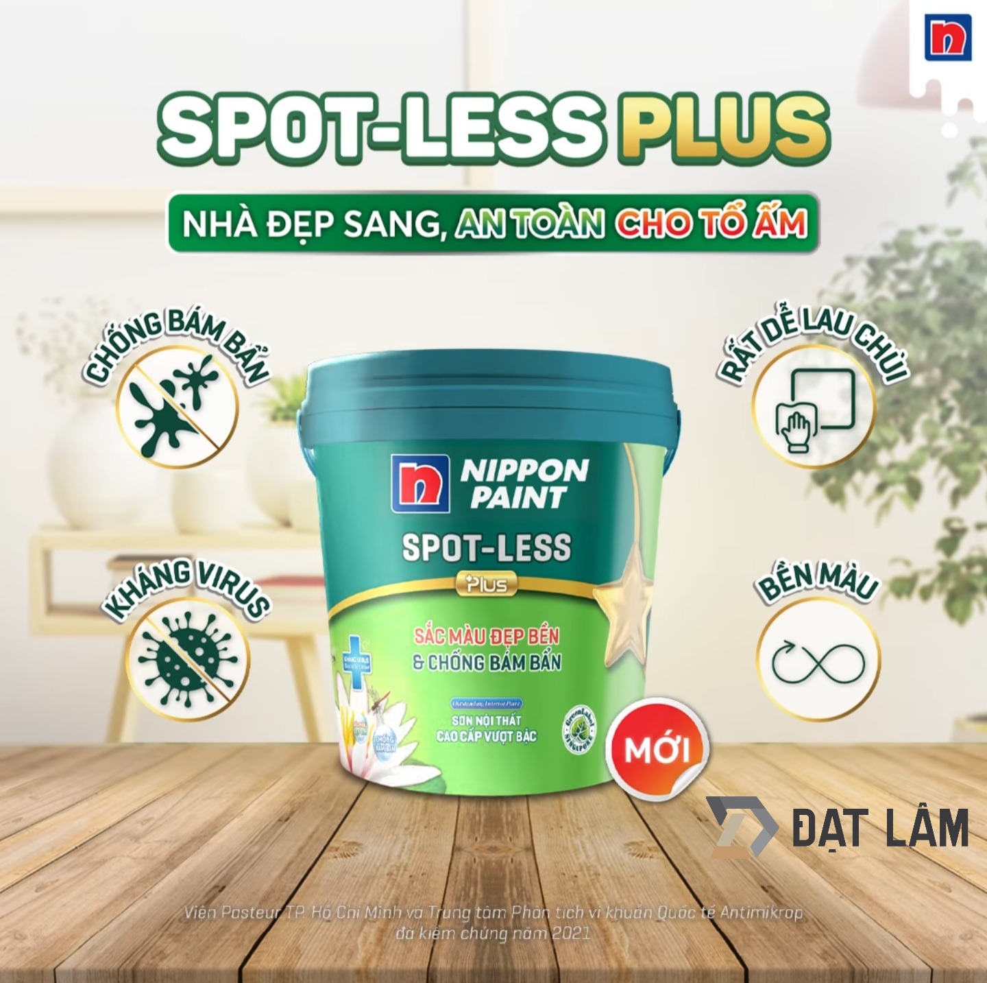 Sơn Nội Thất Nippon Spot-less Plus