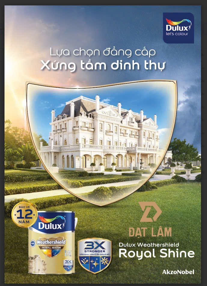 SƠN DULUX MÀU CHUYÊN CHO BIỆT THỰ DINH THỰ