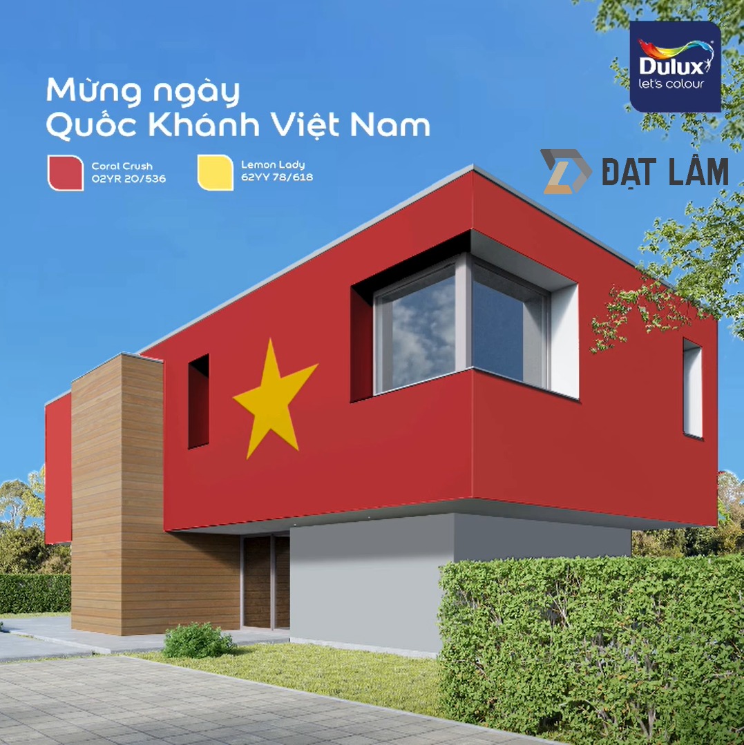 Mã màu sơn cờ Tổ Quốc Việt Nam