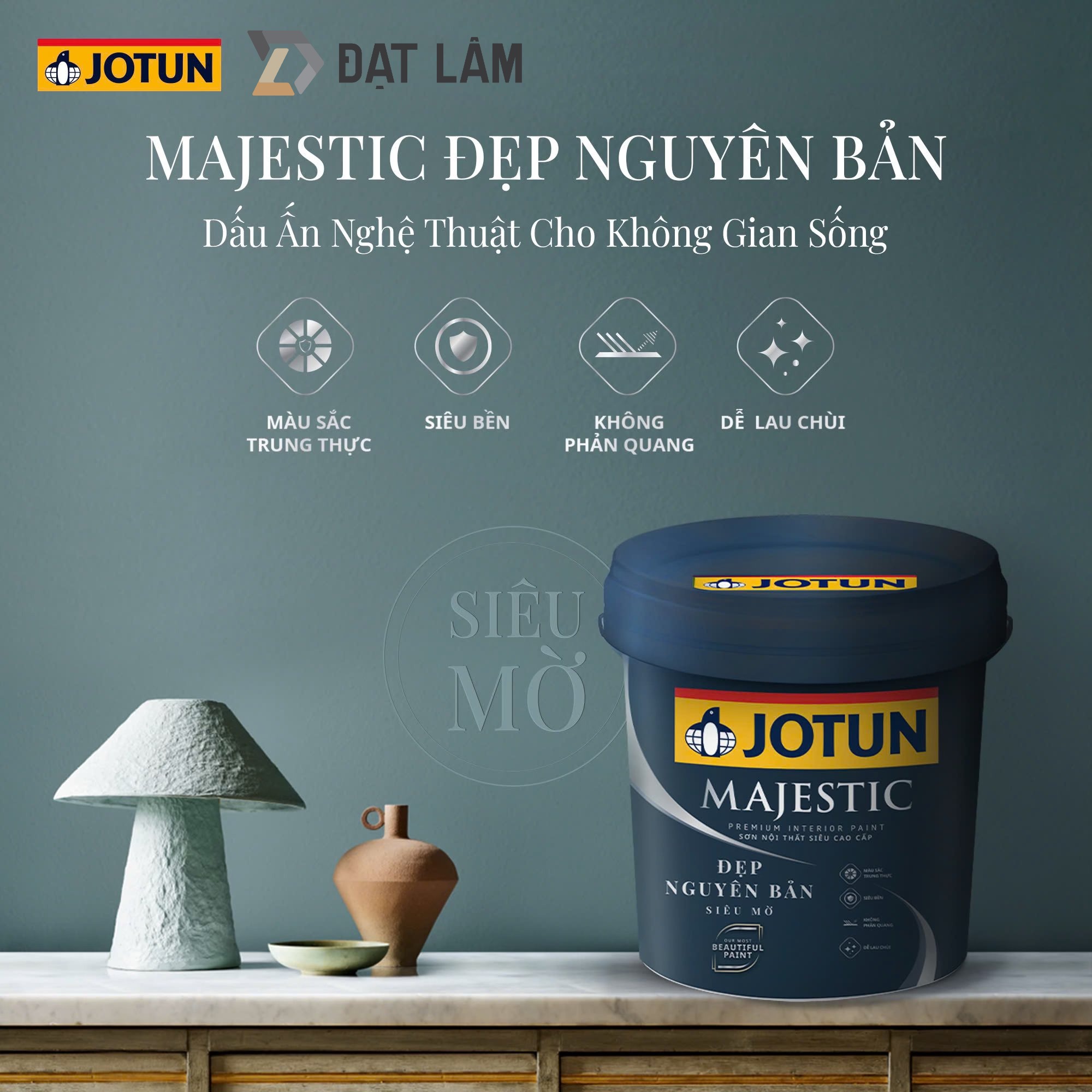 Tính Năng Sơn Jotun Majestic Đẹp Nguyên Bản