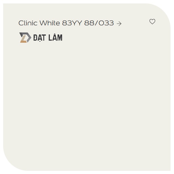 MÃ MÀU SƠN TRẮNG SỨ CỦA SƠN DULUX