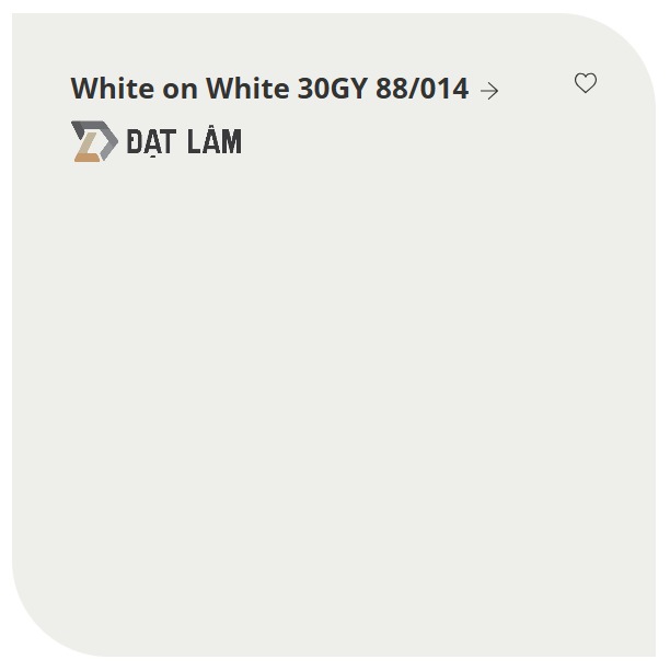 MÃ MÀU SƠN TRẮNG SỨ CỦA DULUX