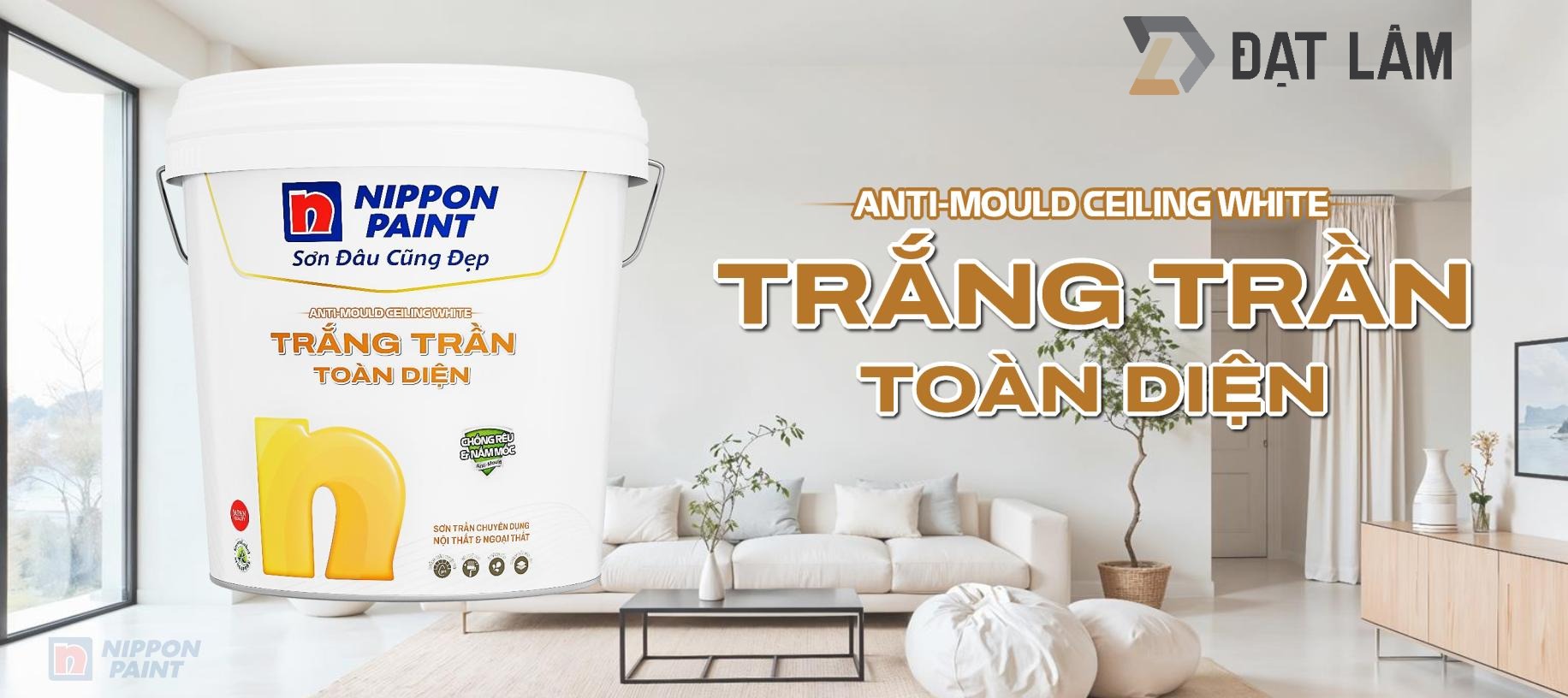 Sơn Nippon Trắng Trần Toàn Diện