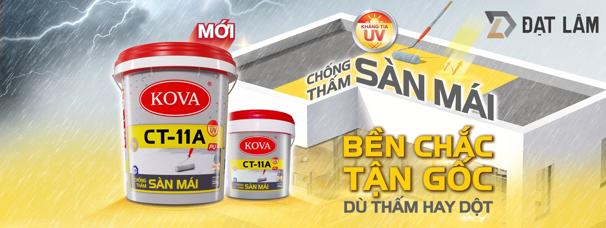 Chống Thấm Sàn Mái KOVA CT-11A PU