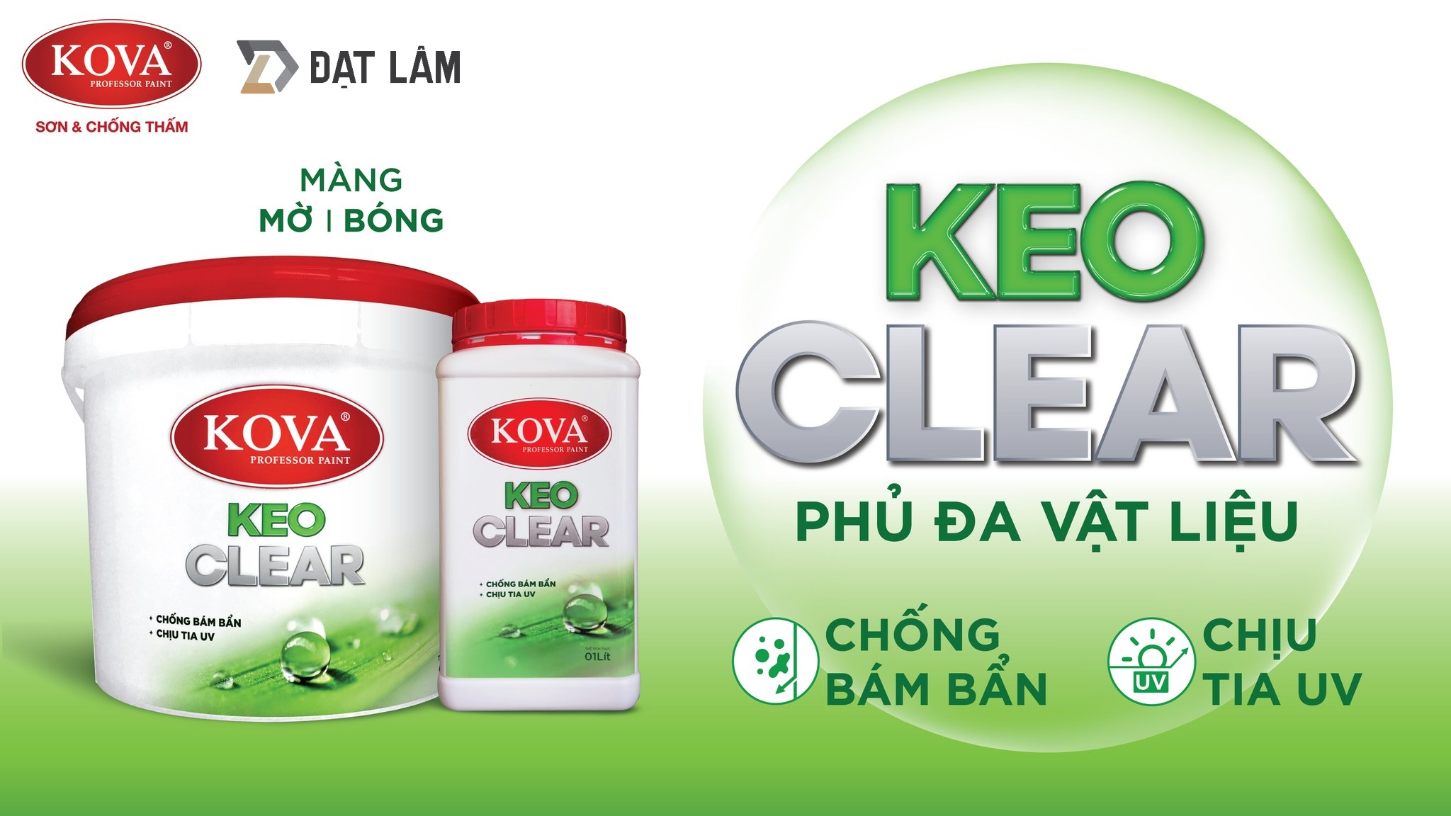 KEO KOVA CLEAR TRONG SUỐT