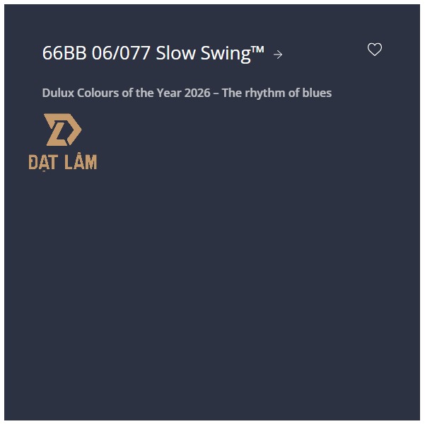 XU HƯỚNG MÀU SẮC 2026 XANH TĨNH LẶNG