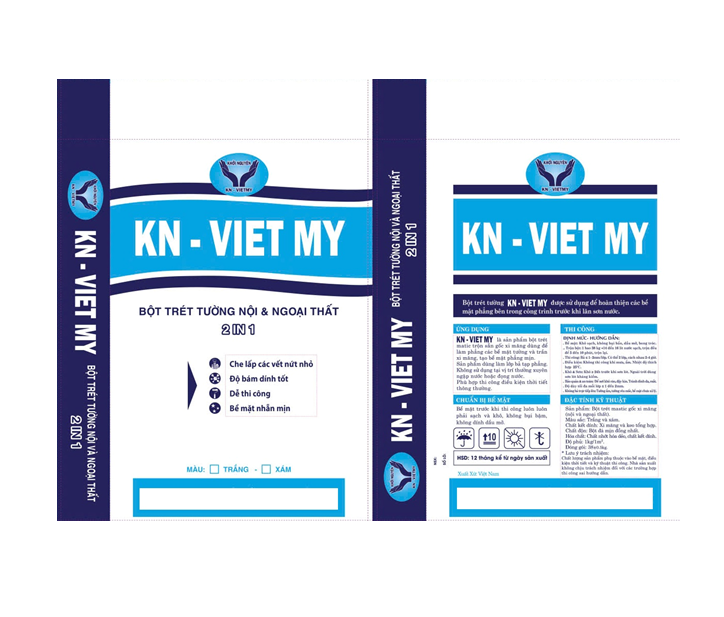 Bột trét tường Việt Mỹ ngọai thất 40 Kg