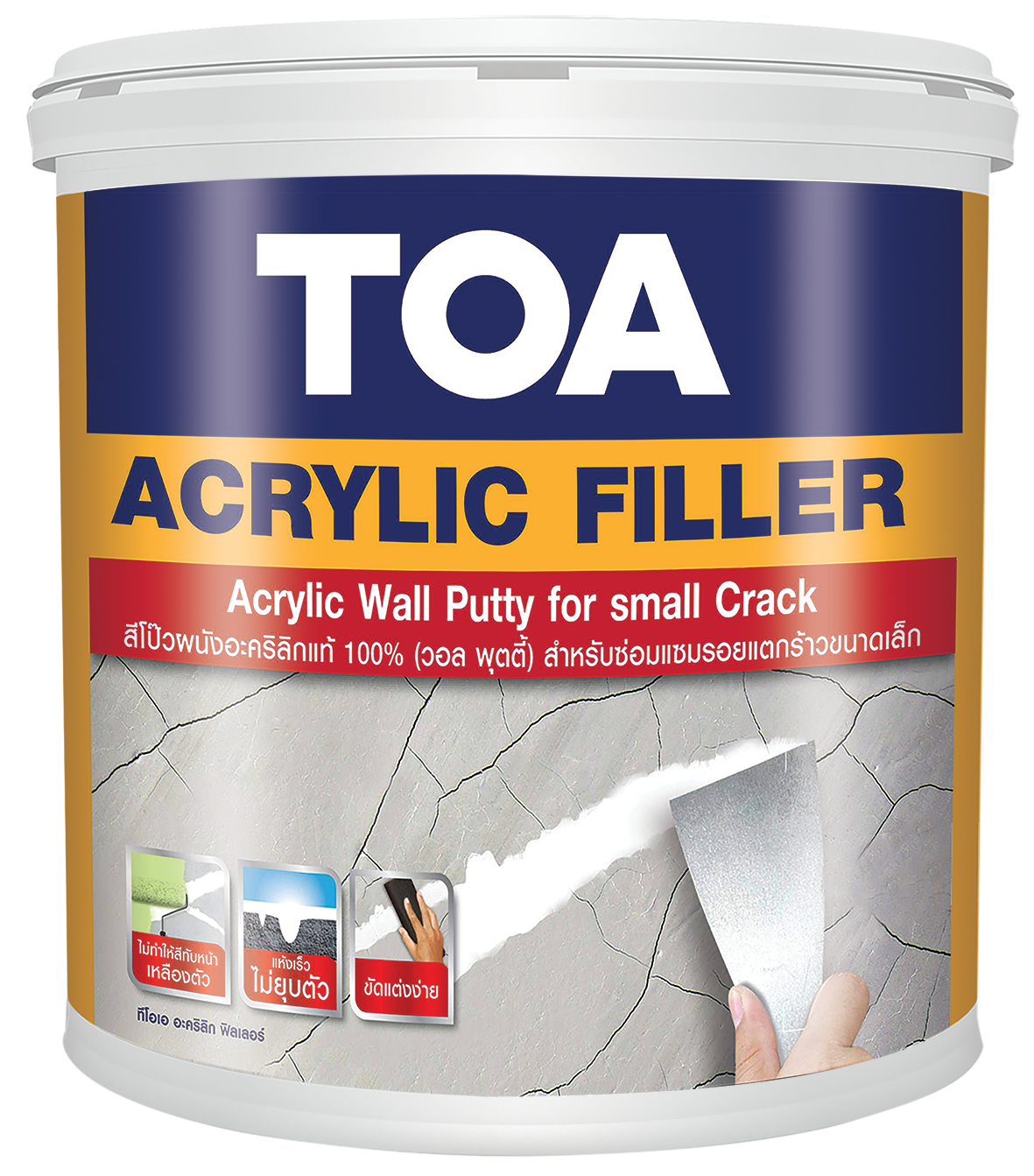 Keo trám vết nứt tường TOA Acrylic Filler