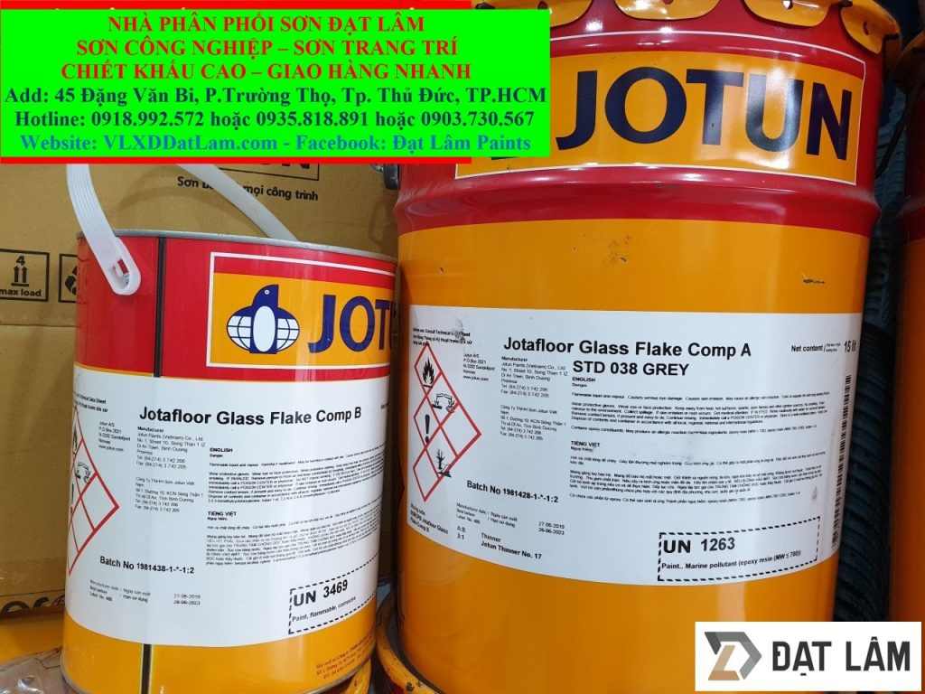 SƠN SÀN CHỊU TẢI TRỌNG JOTAFLOOR GLASS FLAKE Đạt Lâm