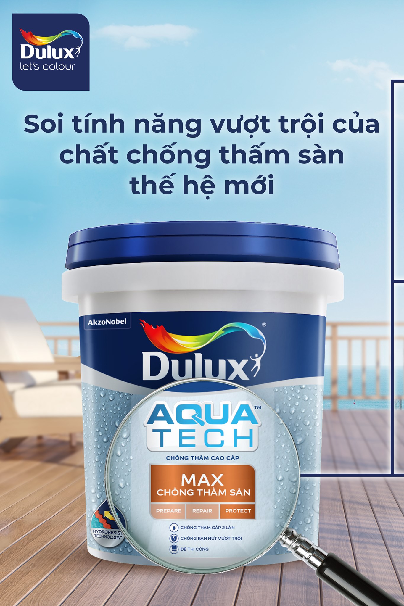 Chống Thấm Sàn Dulux Aquatech Max
