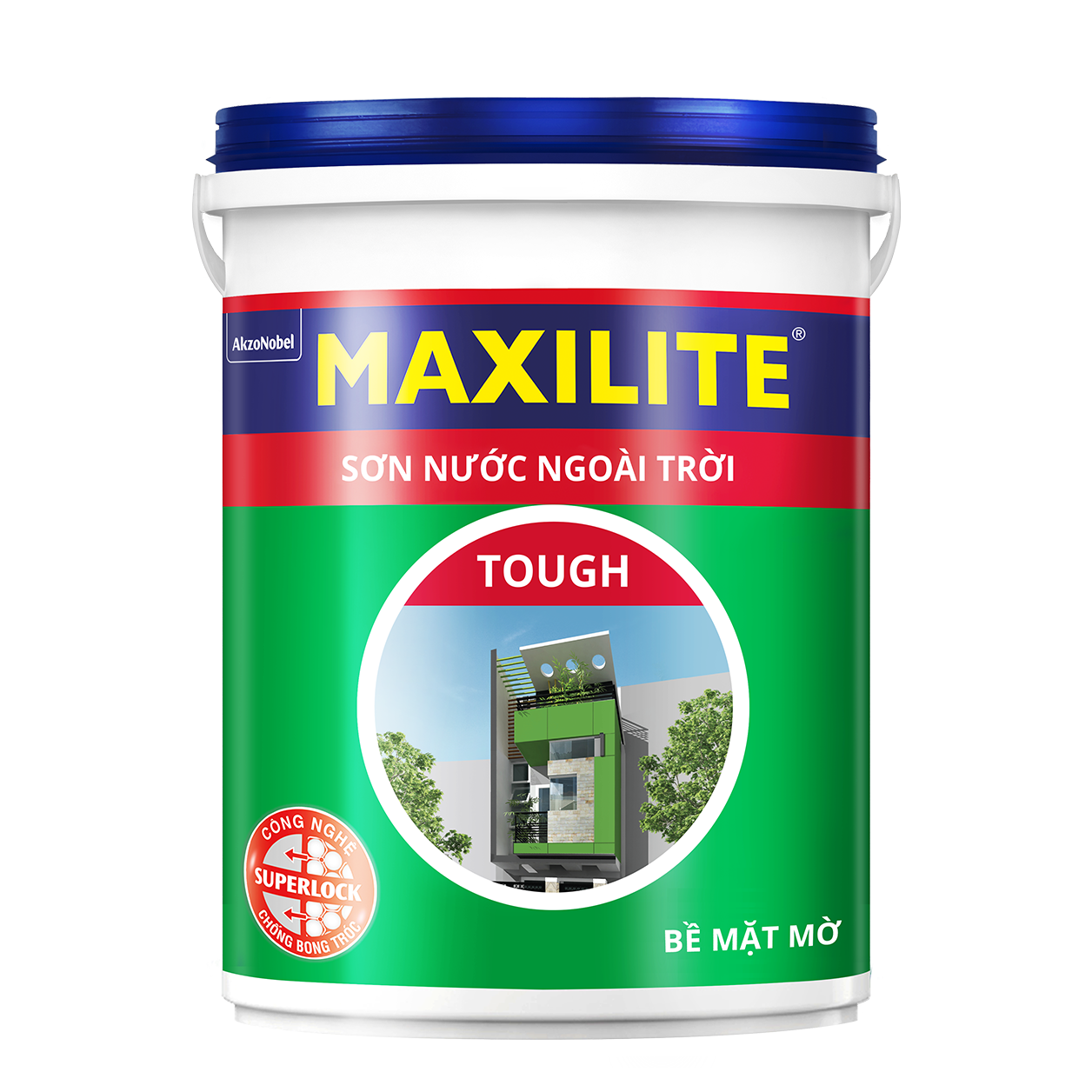 Sơn ngoài trời Maxilite Tough là một sản phẩm được thiết kế để chịu được các điều kiện thời tiết khắc nghiệt nhất. Với khả năng chống thấm, chống tia UV và chống rong rêu hiệu quả, sản phẩm này đang trở thành sự lựa chọn hàng đầu của nhiều chủ nhà. Hãy để xem qua hình ảnh để hiểu rõ hơn về tính năng và độ bền của sản phẩm này.